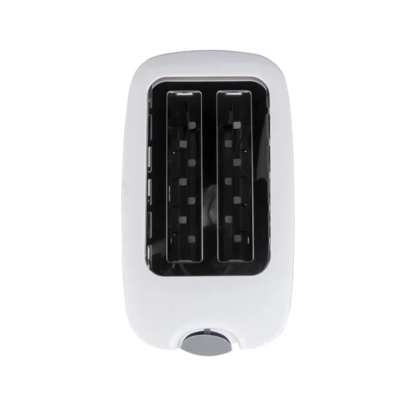 AFRA Electric Toaster 700W – 2 Slots, Crumb Tray, White Plastic Body – AF-100240TOWH