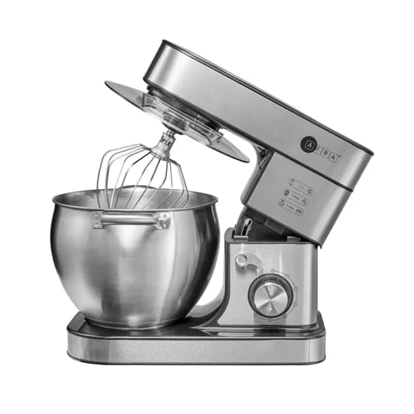 AFRA Stand Mixer Premium 8L 2000W Stainless Steel | 6 Speed Food Mixer with Dough Hook, Beater & Whisk | Planetary Kitchen Mixer,2 years warranty.